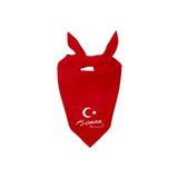 Tasarım Trend Ayyıldız Ve K.Atatürk Imzalı Tasarım Tek Renk Fular