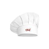 Tasarım Trend Chef Yazılı Chef Şapkası Tasarım Mantar Kep Alpaka Kumaş