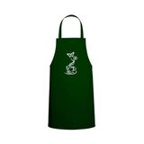 Tasarım Trend Coffee & Kelebek Tasarım Özel Baskılı Chef Mutfak Önlüğü Avcı Yeşili