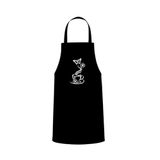 Tasarım Trend Coffee & Kelebek Tasarım Özel Baskılı Chef Mutfak Önlüğü Kırmızı