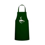 Tasarım Trend Coffee Tasarım Özel Baskılı Chef Mutfak Önlüğü Avcı Yeşili