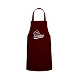 Tasarım Trend Cooking Özel Baskılı Chef Mutfak Önlüğü Bordo