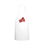 Tasarım Trend Cooking Time Yazılı Özel Baskı Chef Mutfak Önlüğü Beyaz