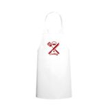 Tasarım Trend Cooking Yazılı Özel Baskılı Chef Mutfak Önlüğü Beyaz