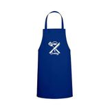 Tasarım Trend Cooking Yazılı Özel Baskılı Chef Mutfak Önlüğü Saks Mavisi