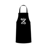 Tasarım Trend Cooking Yazılı Özel Baskılı Chef Mutfak Önlüğü Siyah