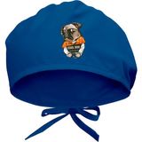 Tasarım Trend Cool Dog Baskılı Cerrahi Bone - Doktor Ve Hemşire Bonesi Hastane Bonesi