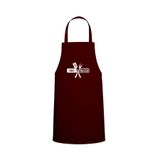 Tasarım Trend Grill Master Yazı Özel Baskılı Chef Mutfak Önlüğü Bordo