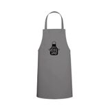 Tasarım Trend Let's Cook Yazılı Servis Özel Baskılı Chef Mutfak Önlüğü Gri