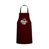 Tasarım Trend Master Chef Yazı Özel Baskılı Chef Mutfak Önlüğü Bordo