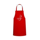 Tasarım Trend Servis Yapan Chef Tasarım Özel Baskılı Chef Mutfak Önlüğü Kırmızı