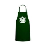 Tasarım Trend Tencere Içi Let'S Cook Yazılı Özel Baskı Chef Mutfak Önlüğü Avcı Yeşili