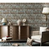 Tasarımıyla İlgi Çeken Modern Kuş Tüyü Desenli Duvar Kağıdı | TROPICANO, 9913-5, Kahverengi, Kağıt Taban, Vinil kaplı, Silinebilir yüzey / 1.06x15.6 m - 16.5 m², Yüksek Kalite