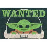 Tasarımlı Dekoratif Kapı Önü Paspas, Dış Mekan/ev Içi/banyo/mutfak/yatak Odası/giriş Paspasları (Baby Yoda, 45X70)