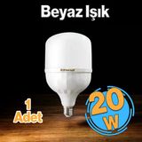 Tasarruflu Torch Ampul 20 W Led Lamba Beyaz E27 Duy 25.000 Saat Uzun Ömürlü 220 Volt Elektrik 1 Adet