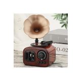taşarzade Klasik Radyo Görünümlü Gramofon Müzik Kutusu Retro Tarzı Ev Dekorasyon Hediyelik Süs Eşyası