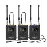 Tascam Ckmova Vocal M V2 Profesyonel UHF Çift Kanallı Kablosuz Mikrofon 2 Verici ve 1 Alıcı Seti