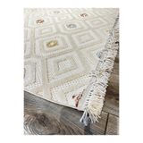 Taşdemir Home TAŞDEMİR HOME Modern Bukle Yumuşak Dokulu Antibakteriyel Bambu Salon Çocuk Halı Optima Kare RENKLİ