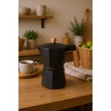 Taşev Bambum Garen Moka Pot 9 Fincan Siyah