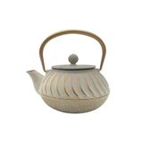 Taşev Linden - Sümbül Döküm Demlik 750 ml Beyaz