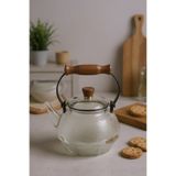 Taşev Sven Metal Kaplamalı Cam Demlik 1200ml