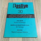 Tasfiye Nisan 2011 Sayı 30 Ulusun İnşası Resmi Edebiyat Kanonu (Sahafiye Kitap)