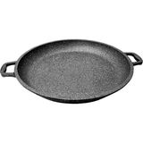 Taşhan 36 cm Granit Kaplama Gözleme Sacı | Yapışmaz Katmer Sacı, Kavurma Sacı - 36 cm granit gözleme - kavurma sacı - Açık Gri
