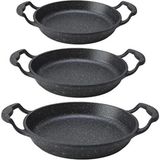 Taşhan T-0375 Döküm Granit 3'lü Omlet Sahan Set