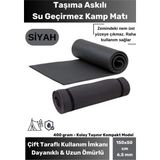 Taşıma Askılı Su Geçirmez Konforlu Kalın Rahat Çift Taraflı Kamp Zemin Çadır Uyku Matı Yer Minderi - Çok Renkli