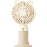 Taşınabililir Mini USB Şarjlı 3 Kademeli El Masaüstü Vantilatör Fan Soğutucu YM88216 - Açık Kahverengi