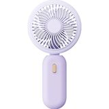 Taşınabililir Mini USB Şarjlı 3 Kademeli El Masaüstü Vantilatör Fan Soğutucu YM88220 - Mor