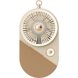 Taşınabililir Mini USB Şarjlı 3 Kademeli El Vantilatör Fan Soğutucu YS2528 - Kahverengi