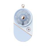 Taşınabililir Mini USB Şarjlı 3 Kademeli El Vantilatör Fan Soğutucu YS2528 - Mavi