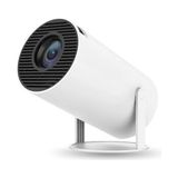 Taşınabilir 130" Inç Yansıtma Sinema Projeksiyon Cihazı Ev Sineması Dahili Android 11.0, Bluetooth - Beyaz