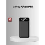 Taşınabilir 20.000 Mah Hızlı Şarj Powerbank 4 Çıkışlı