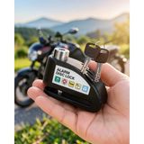 Taşınabilir Alarm Disk Kilidi Motosiklet Scooter Bisiklet Güvenlik Yeni Nesil - Belirtilmemiş