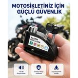Taşınabilir Alarm Disk Kilidi Motosiklet Scooter Bisiklet Güvenlik Yeni Nesil