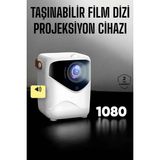 Taşınabilir Android Projeksiyon Wifi Destekli 4K Multimedia Tabanlı Ev ve Ofis Tipi - 0 - Siyah
