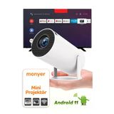 Taşınabilir Android Projeksiyon Wifi Destekli Akıllı Sinema Projektör Ultra Hd