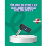 Taşınabilir Bluetooth Aux Araç Müzik Ve Konuşma Kiti FRTKGT25DYMXUCZAUXKİT-5