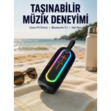 Taşınabilir Bluetooth Hoparlör Kırmızı Ip67 Su Geçirmez Yeni Nesil