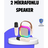 Taşınabilir Bluetooth Karaoke Hoparlör - 2400 Mah Batarya ( Lisinya )