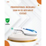 Taşınabilir Buharlı Ütü, Hızlı Isınma ve Aksesuar Seti ile Pratik Kullanım - Altın