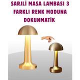 Taşınabilir Dokunmatik LED Lamba – Sıcak &amp; Soğuk Işık Ayarı