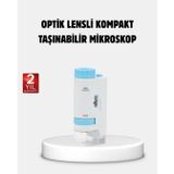 Taşınabilir Eğitim Mikroskobu 80X–200X Led Işıklı Ve Darbeye Dayanıklı