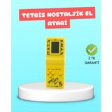 Taşınabilir El Aterisi Gameboy – Klasik Tetris Oyunu, Pil ile Çalışan Mini El Konsolu Nemere