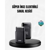 Taşınabilir Elektrikli Tıraş Makinesi USB Şarjlı 5W Motor ve 0.3 mm Hassas Kes - COMPTR2417-2 - Renkli