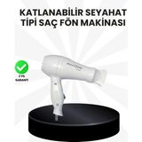Taşınabilir Fön Makinesi Katlanır Gövde Enerji Tasarruflu Midastech - Renkli