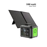 Taşınabilir Güneş Paneli 100 Watt 18 Volt 5.5 Amper Solar Monokristal Pv Modüllü Katlanabilir Çanta