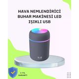 Taşınabilir Hava Nemlendirici – Renkli Işık Usb Bağlantı